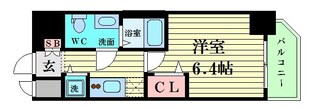 クリスタルグランツ西本町の物件間取画像